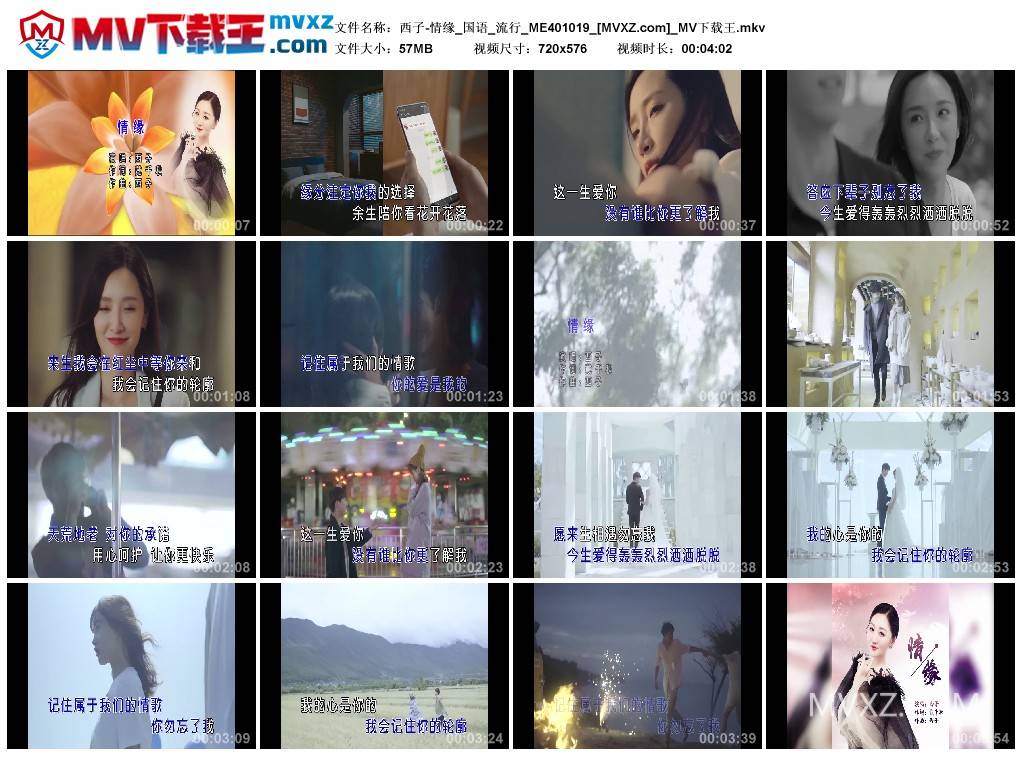 西子-情缘_国语_流行_ME401019